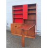 CREDENZA LIBRERIA SCRITTOIO ANNI 50 DISPENSA ART DECÒ LEGNO SCRIVANIA VINTAGE