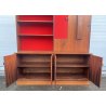 CREDENZA LIBRERIA SCRITTOIO ANNI 50 DISPENSA ART DECÒ LEGNO SCRIVANIA VINTAGE