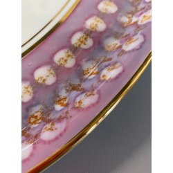 PIATTO PORCELLANA Langenthal SUISSE 52 DECORO CHINOISERIE VINTAGE PORCELAIN 33cm