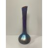 VASO VETRO PERLATO IRIDESCENTE STILE LOETZ TORCIGLLIONI DESIGN DECANTER ANNI '80