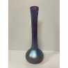 VASO VETRO PERLATO IRIDESCENTE STILE LOETZ TORCIGLLIONI DESIGN DECANTER ANNI '80