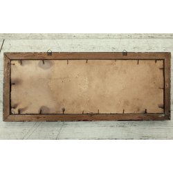 ANTICO QUADRO DIPINTO OLIO CARTONE Bozzetto Preparatorio PAESAGGIO Lago Maggiore