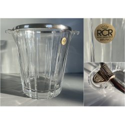 SECCHIELLO CHAMPAGNE/GHIACCIO CRISTALLO SCANALATO RCR GLACETTE ICE BUCKET '900