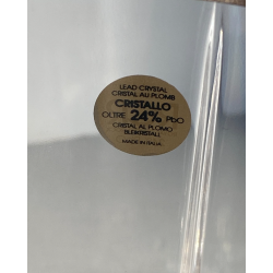 SECCHIELLO CHAMPAGNE/GHIACCIO CRISTALLO SCANALATO RCR GLACETTE ICE BUCKET '900