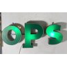 GRANDE INSEGNA LUMINOSA TARGA "OPS" NEGOZIO SCRITTA ILLUMINATA CARTELLO VINTAGE