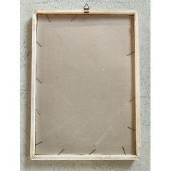 ANTICO QUADRO DIPINTO ACQUERELLO Firmato epoca 1961 PAESAGGIO Chiesa Campanile