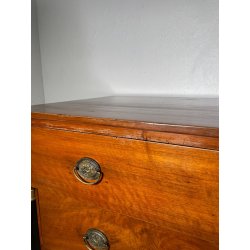 ANTICO COMO IMPERO 4 CASSETTI epoca 800 legno NOCE CASSETTONE CASSETTIERA MOBILE