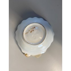 CIOTOLA VINTAGE BOWL CERAMICA FIGURATA DECORO CONCHIGLIE SMALTO POLICROMO '900