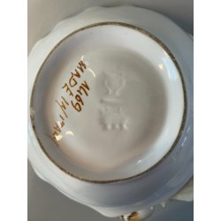 CIOTOLA VINTAGE BOWL CERAMICA FIGURATA DECORO CONCHIGLIE SMALTO POLICROMO '900