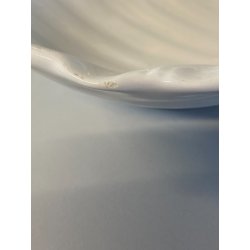 CIOTOLA VINTAGE BOWL CERAMICA FIGURATA DECORO CONCHIGLIE SMALTO POLICROMO '900