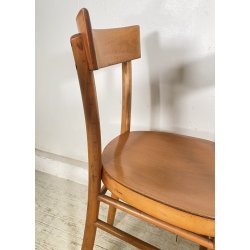 LOTTO 4 SEDIE THONET ANTICHE LEGNO FAGGIO CURVATO ANNI 50/60 CHAIR OSTERIA