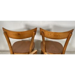 LOTTO 4 SEDIE THONET ANTICHE LEGNO FAGGIO CURVATO ANNI 50/60 CHAIR OSTERIA
