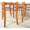 LOTTO 4 SEDIE THONET ANTICHE LEGNO FAGGIO CURVATO ANNI 50/60 CHAIR OSTERIA