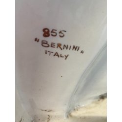 STATUA PLACCA DEVOZIONALE CERAMICA BASSORILIEVO SACRO CUORE GESU' 855 "Bernini"