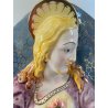 STATUA PLACCA DEVOZIONALE CERAMICA BASSORILIEVO SACRO CUORE GESU' 855 "Bernini"