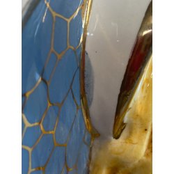 STATUA PLACCA DEVOZIONALE CERAMICA BASSORILIEVO SACRO CUORE GESU' 855 "Bernini"