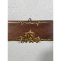 ANTICA CORNICE LEGNO DECORO DORATO epoca 900 62 x 72 cm SPECCHIO QUADRO FRAME