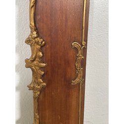 ANTICA CORNICE LEGNO DECORO DORATO epoca 900 62 x 72 cm SPECCHIO QUADRO FRAME