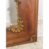 ANTICA CORNICE LEGNO DECORO DORATO epoca 900 62 x 72 cm SPECCHIO QUADRO FRAME