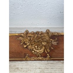 ANTICA CORNICE LEGNO DECORO DORATO epoca 900 62 x 72 cm SPECCHIO QUADRO FRAME