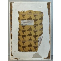 QUADRO DIPINTO OLIO Pagani 1987 PAESAGGIO NEVE Valsesia Rima S. Giuseppe CHIESA