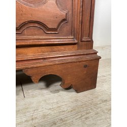 ANTICO piccolo CANTERANO COMODINO CASSETTIERA  epoca 1800 Legno Noce 2 CASSETTI