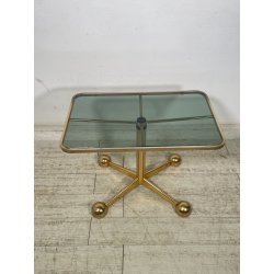 TAVOLO SALOTTO VINTAGE RUOTE SPACE AGE Allegri Parma ANNI 70 REGOLABILE DESIGN