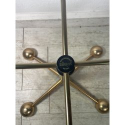 TAVOLO SALOTTO VINTAGE RUOTE SPACE AGE Allegri Parma ANNI 70 REGOLABILE DESIGN