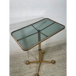 TAVOLO SALOTTO VINTAGE RUOTE SPACE AGE Allegri Parma ANNI 70 REGOLABILE DESIGN
