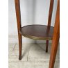 ANTICA ALZATA STILE IMPERO TRESPOLO ESPOSITORE LEGNO MARMO BRONZO EPOCA '800 OLD