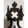 ANTICO CROCIFISSO GHISA/FERRO NEOGOTICO CROCE ORNAMENTALE RELIGIOSO 105 cm/h 800