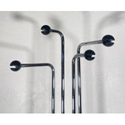 APPENDIABITI DA TERRA DESIGN ANNI 70 MARMO ACCIAIO VINTAGE ATTACCAPANNI MODERN