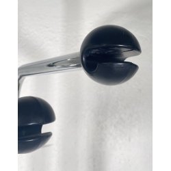 APPENDIABITI DA TERRA DESIGN ANNI 70 MARMO ACCIAIO VINTAGE ATTACCAPANNI MODERN