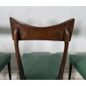 LOTTO 6 SEDIE DESIGN ANNI 70 STILE ICO PARISI LEGNO E SKY VINTAGE CHAIR PRANZO