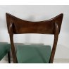 LOTTO 6 SEDIE DESIGN ANNI 70 STILE ICO PARISI LEGNO E SKY VINTAGE CHAIR PRANZO