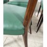 LOTTO 6 SEDIE DESIGN ANNI 70 STILE ICO PARISI LEGNO E SKY VINTAGE CHAIR PRANZO