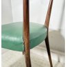 LOTTO 6 SEDIE DESIGN ANNI 70 STILE ICO PARISI LEGNO E SKY VINTAGE CHAIR PRANZO