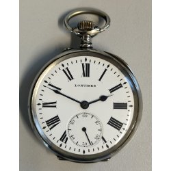 ANTICO OROLOGIO TASCA Longines FS Ferrovie cal 19.71N EPOCA 900 OLD POCKET WATCH