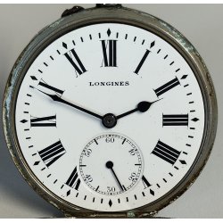 ANTICO OROLOGIO TASCA Longines FS Ferrovie cal 19.71N EPOCA 900 OLD POCKET WATCH