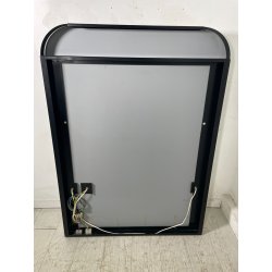 GRANDE SPECCHIRA VINTAGE 3 LUCI OTTONE VETRO OPALINO CALLE SPECCHIO ATT A. LELLI