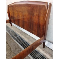 ANTICO LETTO MATRIMONIALE Art Déco RADICA anni 50 DESIGN Modernariato CAMERA BED