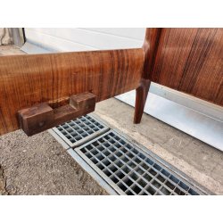 ANTICO LETTO MATRIMONIALE Art Déco RADICA anni 50 DESIGN Modernariato CAMERA BED