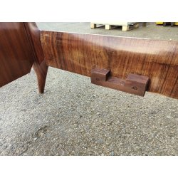 ANTICO LETTO MATRIMONIALE Art Déco RADICA anni 50 DESIGN Modernariato CAMERA BED