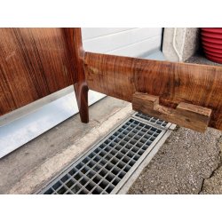 ANTICO LETTO MATRIMONIALE Art Déco RADICA anni 50 DESIGN Modernariato CAMERA BED