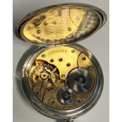 ANTICO OROLOGIO TASCA Longines EFCo CAL. 19.75N anni 60 montre OLD POCKET WATCH
