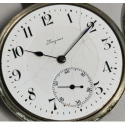 ANTICO OROLOGIO TASCA Longines EFCo CAL. 19.75N Montre Anni 60 OLD POCKET WATCH