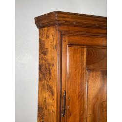 ANTICA ANGOLIERA epoca '800 LEGNO NOCE ANTA 4 RIPIANI MOBILE AD ANGOLO STIPO OLD