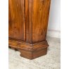 ANTICA ANGOLIERA epoca '800 LEGNO NOCE ANTA 4 RIPIANI MOBILE AD ANGOLO STIPO OLD