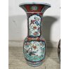 ANTICA COPPIA VASI GIAPPONESI EPOCA 1930 PORCELLANA ARITA IMARI DECORO FIORI