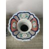 ANTICA COPPIA VASI GIAPPONESI EPOCA 1930 PORCELLANA ARITA IMARI DECORO FIORI